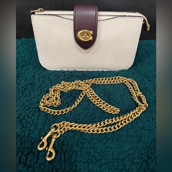 Coach Pebbled Leather Crossbody Bag with Chain Strap (Nordstrom Exclusive) - Picture 2 of 10